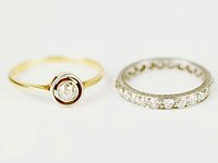 Классические или декорированные свадебные или обручальные кольца
